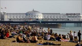 Brighton beach