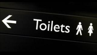 Toilet sign