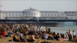 Brighton beach