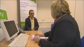 Darren Hopper at the Beverley Legal Advice Network