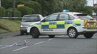 Scene of Stocksfield gun incident