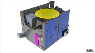 CAD-рендеринг TechDemoSat-1 (SSTL)