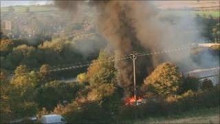 Industrial unit fire