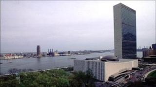 United Nations building in New York