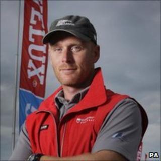 Chris Stanmore-Major on board his yacht, Spartan