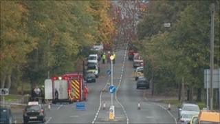 The scene of the incident