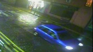 CCTV image of car