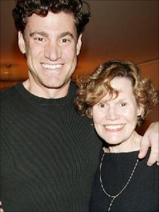 Judy Blume with her son, Lawrence