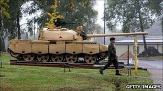 British soldier at army base in Germany