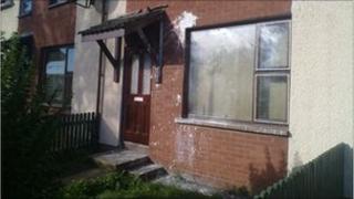 The man was shot at a house in the Carnhill area of Londonderry