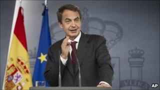 Spanish Prime Minister Jose Luis Rodriguez Zapatero. Photo: 20 October 2010