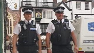 cornwall devon police crime cuts policing rural hit officers caption cutting force bbc