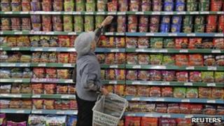 Supermarket in Yinchuan, Ningxia Hui Autonomous Region, China