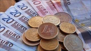 Euro notes and coins