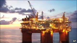 Deep water oil rig in the Gulf of Mexico (file photo)