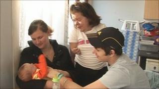 The Leighton family