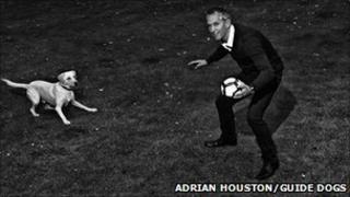 Gary Lineker with his dog Snoop
