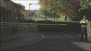 The scene where the body was found