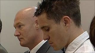 Matthew Neale (left) and David Birkenshaw in court