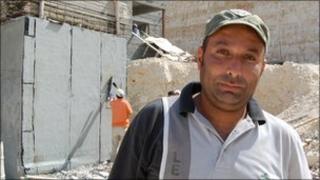 Palestinian labourer, Abdel Salam Alami