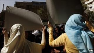 Muslim Brotherhood protest in Cairo. 18 October 2010