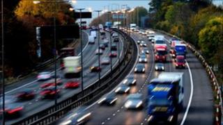 Congested motorway (generic image)