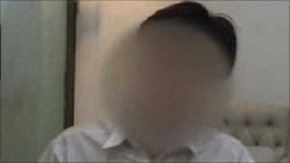 Abdus Salam, whose face has been blurred for his own safety.