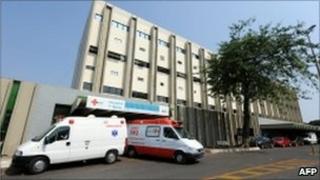 Brasilia's Base Hospital where 3 patients died from superbacteria KPC on 9 October 2010