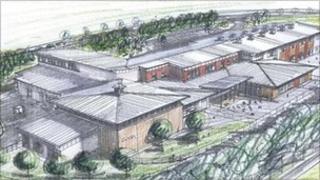 Artist's impression of the new school