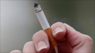 Woman smoking