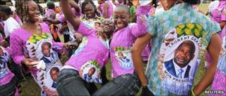 Supporters of Laurent Gbagbo
