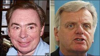 Andrew Lloyd Webber and Michael Grade