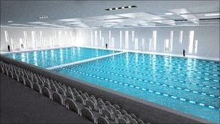 Artist's impression of the pool