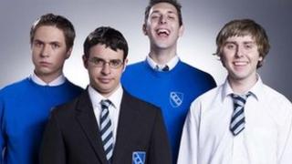 The stars of The Inbetweeners