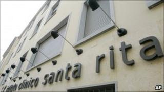 The Santa Rita clinic in Milan, Italy