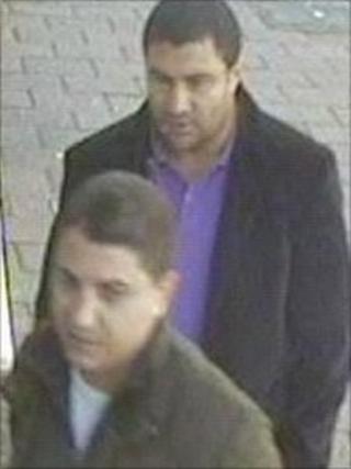 Two men captured on CCTV