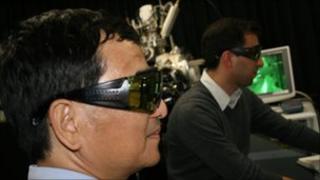 Dr Kazuhiro Hono (l) and a colleague at Japan's National Institute for Materials Science