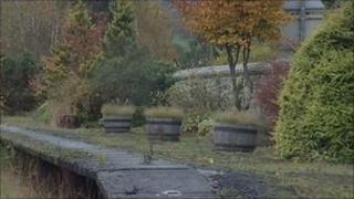 Garden at Bucknell train station