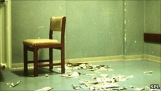 Room in a psychiatric hospital