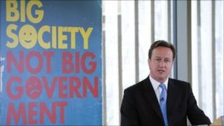 David Cameron launching Big Society policy