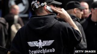 Neo-Nazi rally in Berlin. May 2010