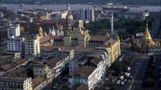 Rangoon skyline (2002)