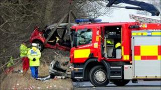 Crash scene