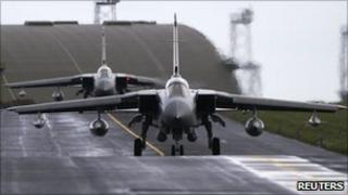 Самолеты Торнадо в RAF Lossiemouth