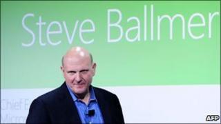 Microsoft chief executive Steve Ballmer