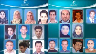 Images posted on the Libya Press news agency website