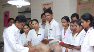 Dr Ramannavar with his father's body