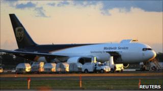 A UPS plane is halted and searched in Philadelphia