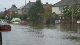 Flooding in Emsworth (by BBC viewer Alan Barwis)