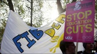 London students demo